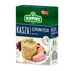 Kupiec Kasza Jęczmienna Pęczak Naturalna Polska Wysoka Jakość 4x100 g